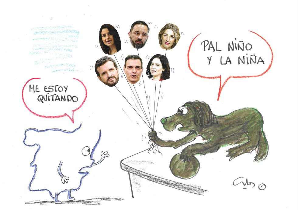 La viñeta de Villanueva, cansancio La viñeta de Villanueva, cansancio
