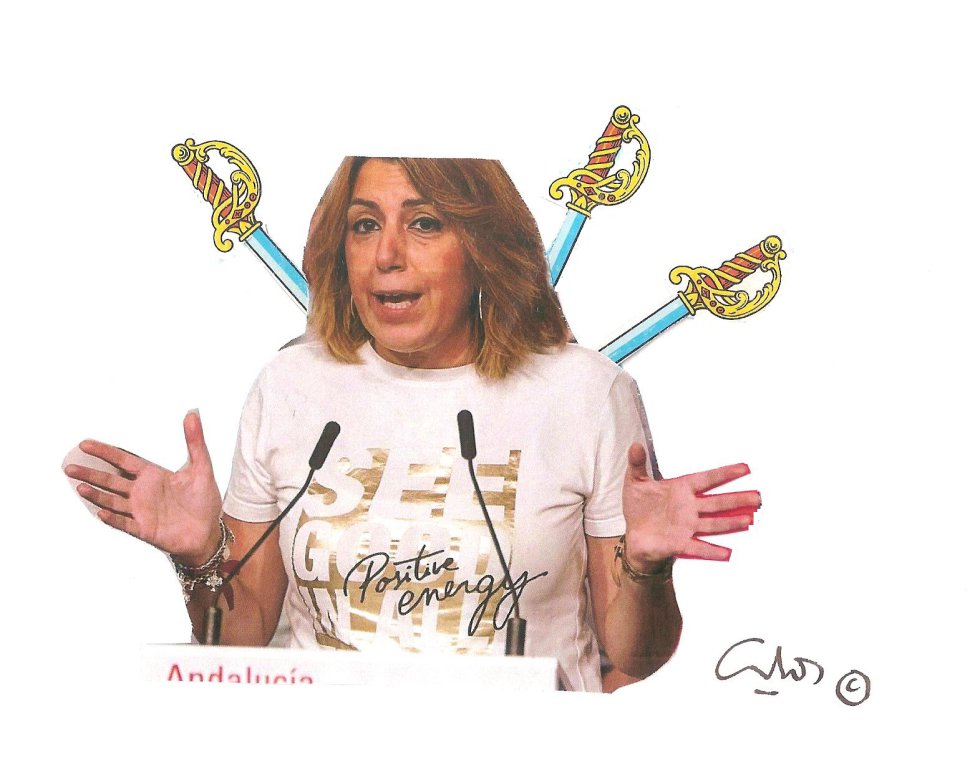 La viñeta de Villanueva, Susana Díaz La viñeta de Villanueva, Susana Díaz