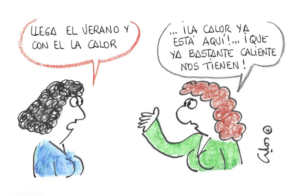 La viñeta de Villanueva, verano La viñeta de Villanueva, verano