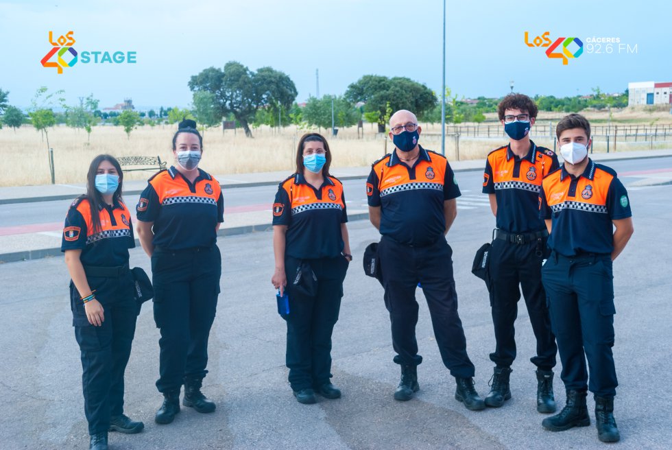 Gracias al dispositivo de Protección Civil en LOS40 Stage con Nil Moliner en Casar de Cáceres Gracias al dispositivo de Protección Civil en LOS40 Stage con Nil Moliner en Casar de Cáceres