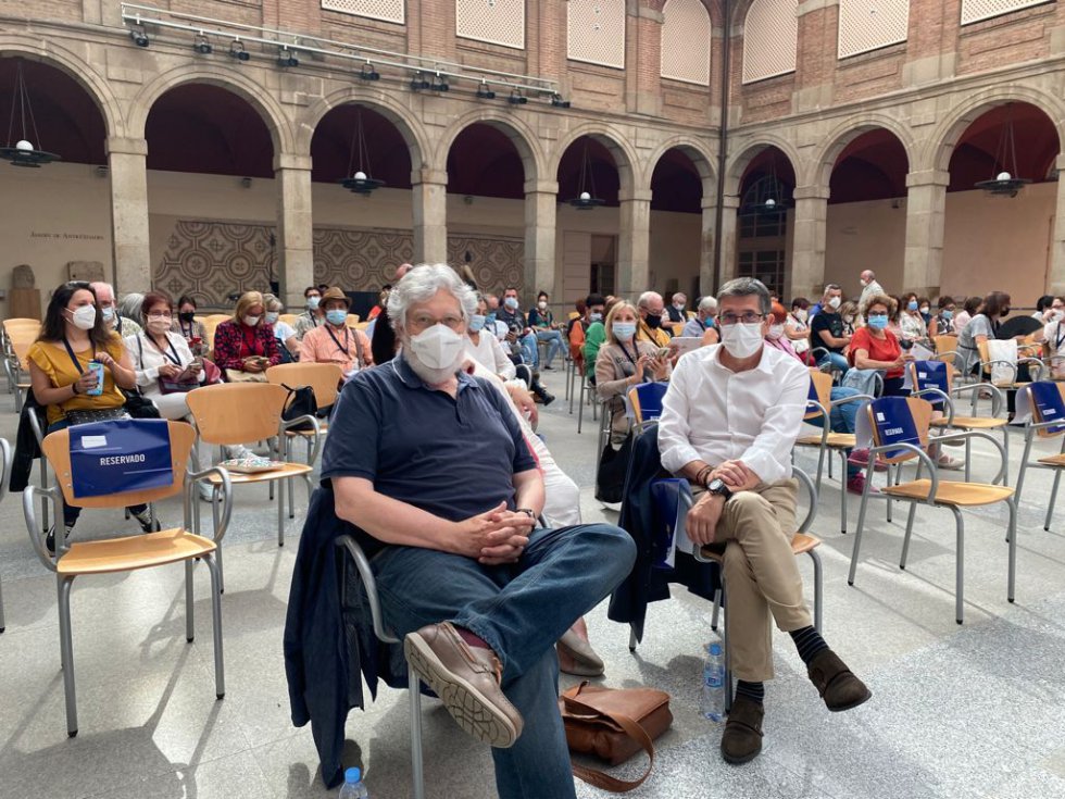 Joaquín Estefanía y Patxi López en la mesa "La música de las palabras" Joaquín Estefanía y Patxi López en la mesa "La música de las palabras"