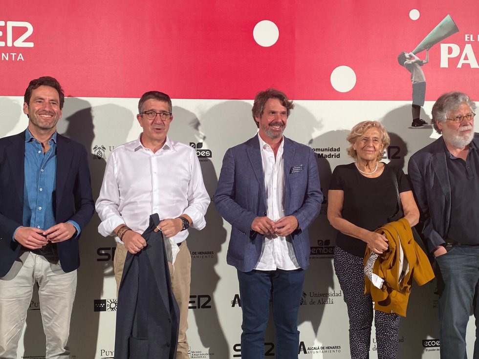 Borja Sémper, Patxi López, Teodoro León Ross, Manuela Carmena y Joaquín Estefanía Borja Sémper, Patxi López, Teodoro León Ross, Manuela Carmena y Joaquín Estefanía