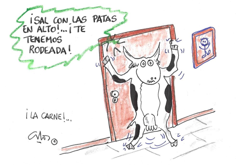 La viñeta de Villanueva, la carne La viñeta de Villanueva, la carne