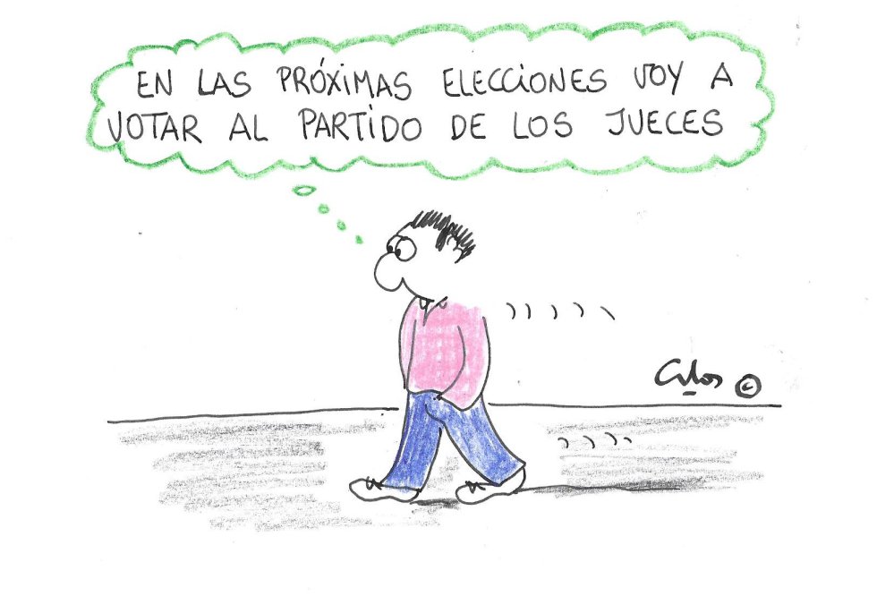 La viñeta de Villanueva, jueces La viñeta de Villanueva, jueces