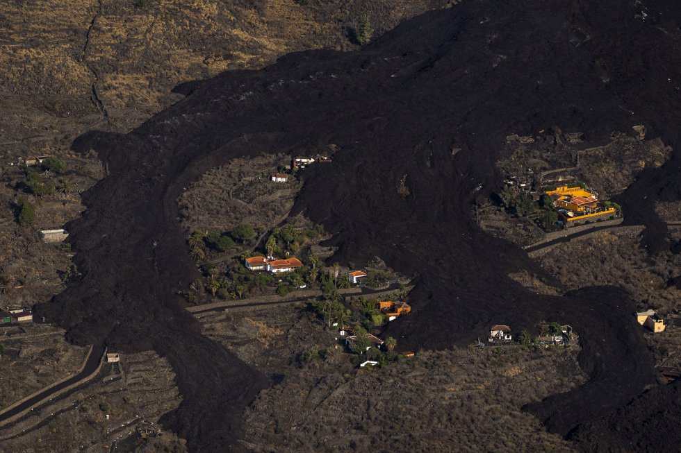 Fotografías de La Palma hechas desde el aire por el periodista español ganador del premio Pulitzer, Emilio Morenatti (Cedida) Fotografías de La Palma hechas desde el aire por el periodista español ganador del premio Pulitzer, Emilio Morenatti (Cedida)