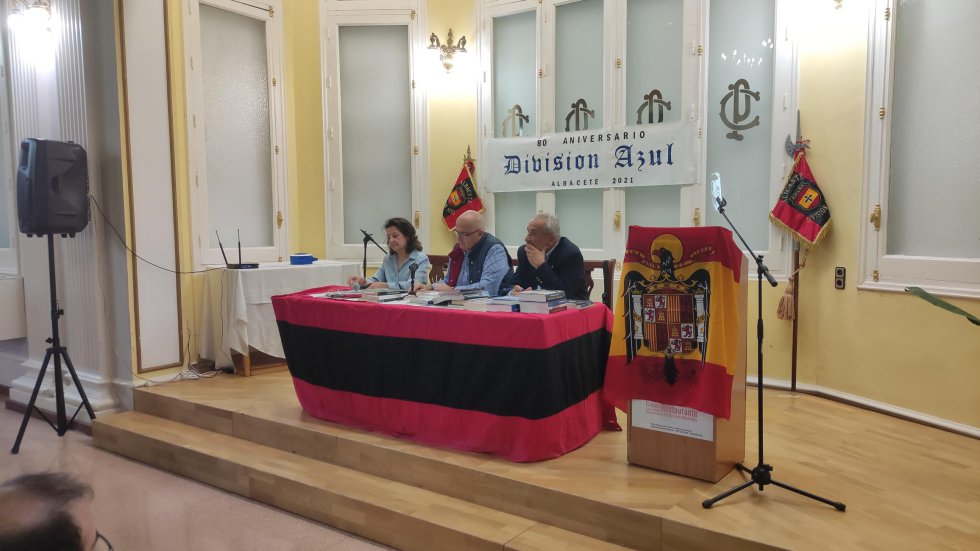 Albacete acogió un homenaje a la División Azul en la que se mostró simbología franquista Albacete acogió un homenaje a la División Azul en la que se mostró simbología franquista