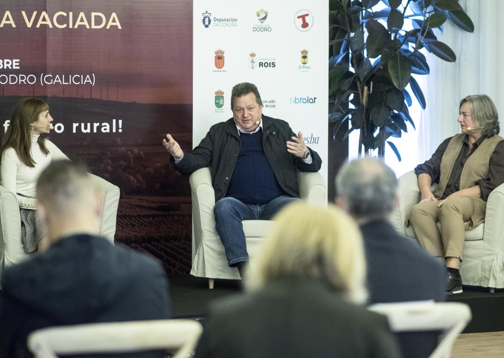 Manuel González, gerente Cárnicas González interviniendo en el foro Manuel González, gerente Cárnicas González interviniendo en el foro