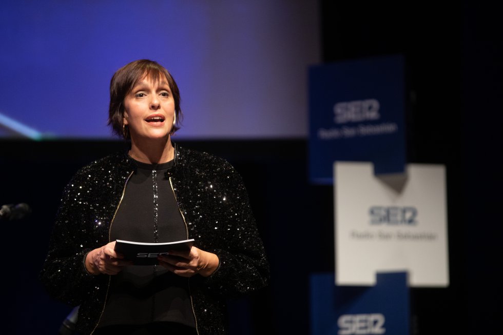 Eva Monente, directora de contenidos de Radio San Sebastián, fue una de las presentadoras de la gala Eva Monente, directora de contenidos de Radio San Sebastián, fue una de las presentadoras de la gala
