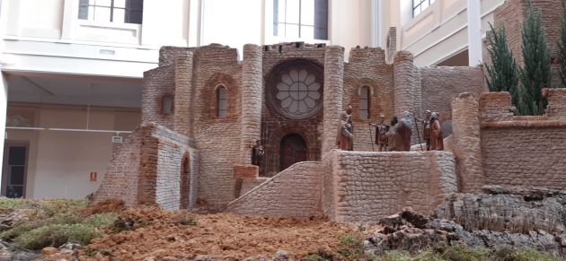 Iglesia del castillo de Calatrava La Nueva que representa el palacio de Herodes