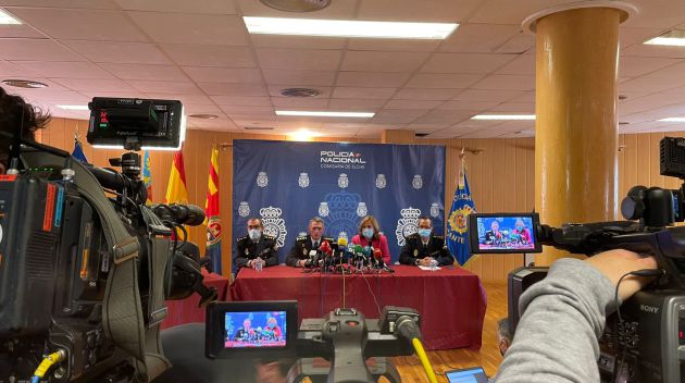 Press conference giving details of the operation