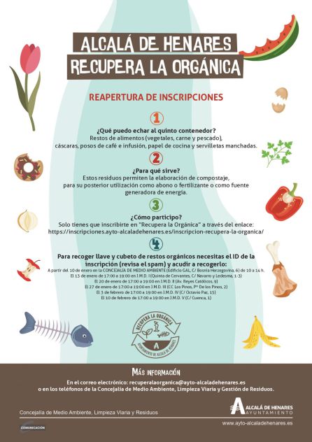 Información sobre "Recupera la orgánica". 