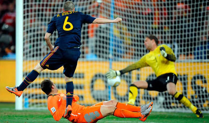 El gol de Iniesta en el Mundial de Sud&aacute;frica