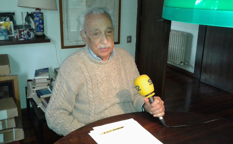 Salvador Pániker, durante su entrevista en Hoy por Hoy