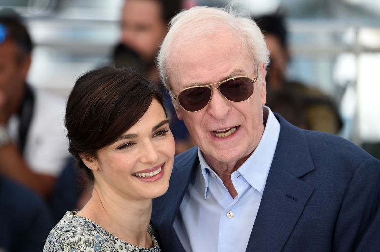 CANNES, FRANCE - MAY 20:  Rachel Weisz and Michael Caine attend the "Youth"  Photocall during the 68th annual Cannes Film Festival on May 20, 2015 in Cannes, France.  (Photo by Venturelli/WireImage)