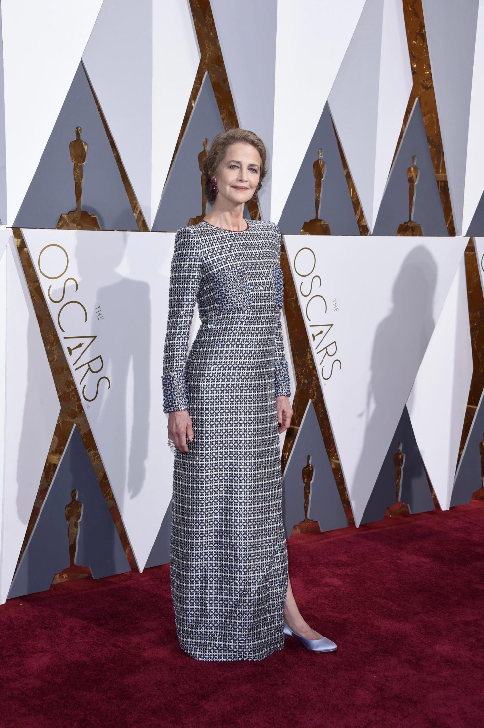 La actriz Charlotte Rampling La actriz Charlotte Rampling