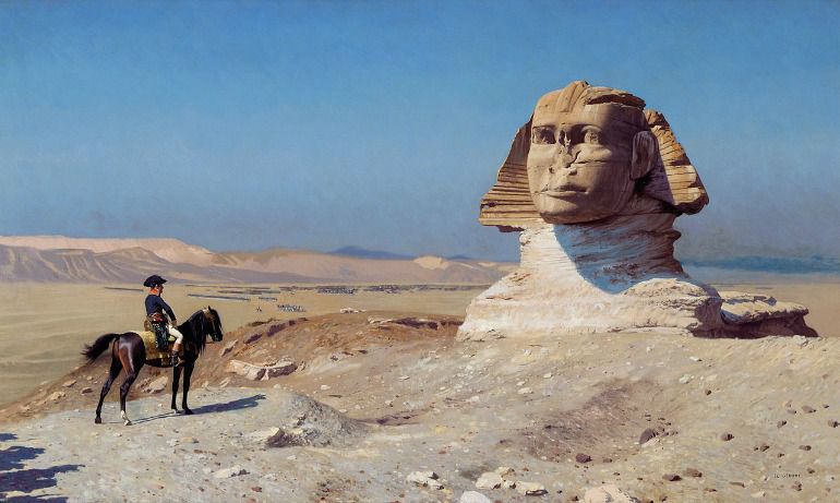 Napoleón la lía en Egipto