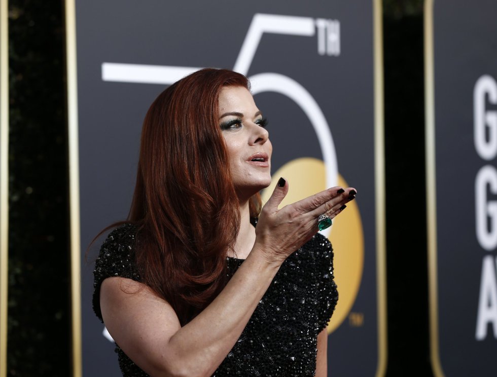 Debra Messing a su llegada a la alfombra roja Debra Messing a su llegada a la alfombra roja