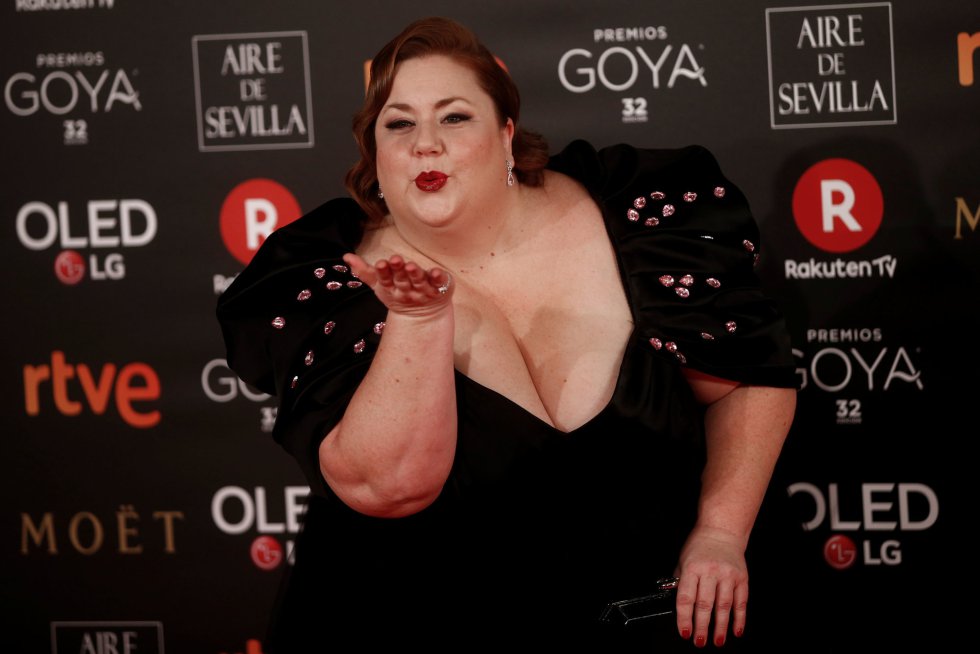 Itziar Castro, nominada a mejor actriz revelación, manda un beso a los fotógrafos Itziar Castro, nominada a mejor actriz revelación, manda un beso a los fotógrafos