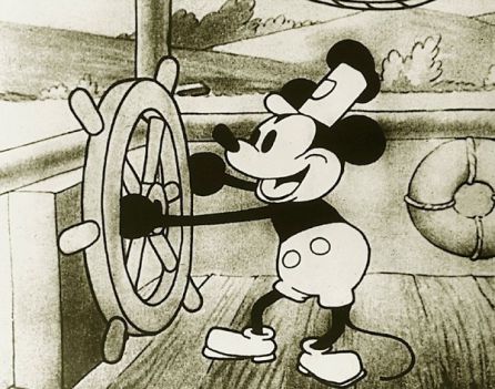 Primer largometraje en el que se estreno Mickey, "Steambote Willie"