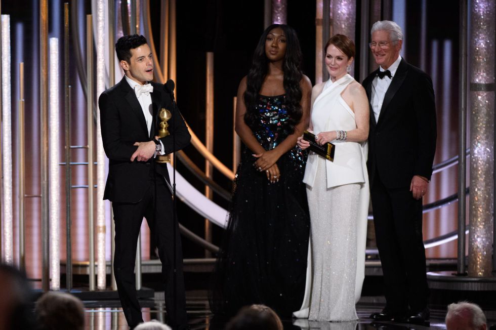 Rami Malek ha ganado el Globo de Oro al mejor actor por el biopic de Freddie Mercury 'Bohemian Rhapsody', la sorpresa de la noche. Rami Malek ha ganado el Globo de Oro al mejor actor por el biopic de Freddie Mercury 'Bohemian Rhapsody', la sorpresa de la noche.