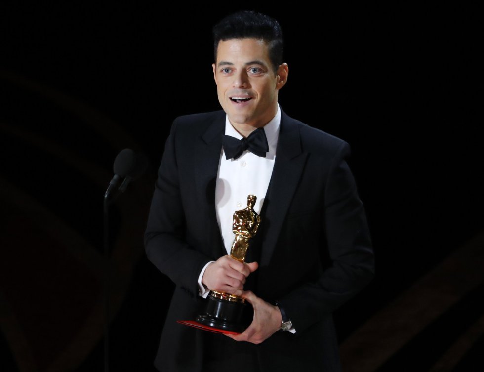 Rami Malek se lleva el Óscar a mejor actor por su papel como Freddie Mercury en 'Bohemian Rhapsody'.