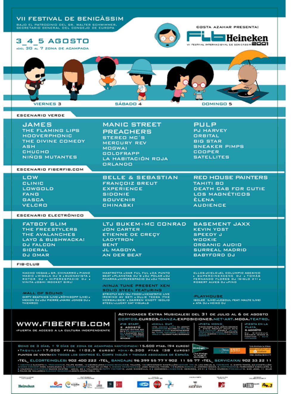 Los 25 carteles del FIB Los 25 carteles del FIB