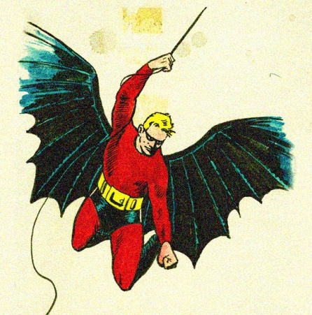 Primer boceto de Batman (1939)