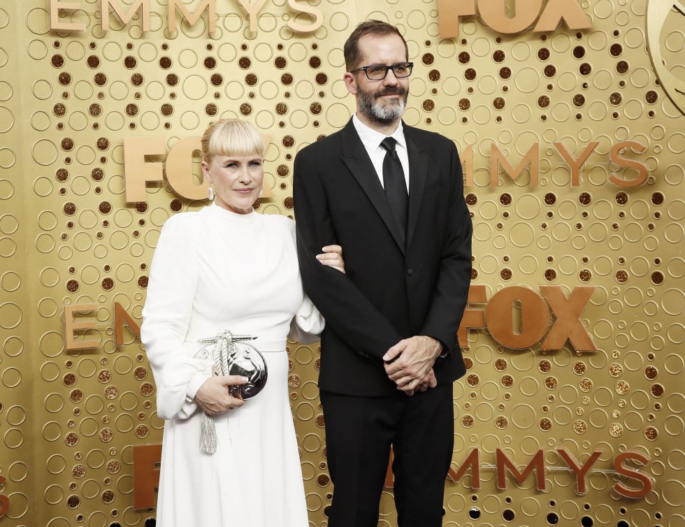 Patricia Arquette y Eric White. Patricia Arquette y Eric White.