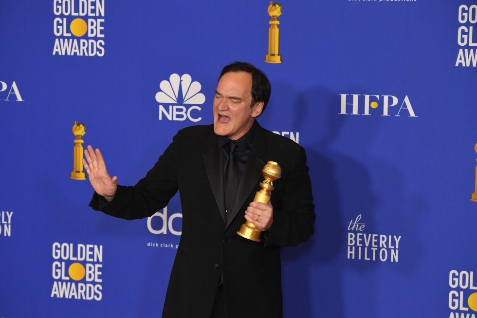 El director Quentin Tarantino, en los Globos de Oro 2020. El director Quentin Tarantino, en los Globos de Oro 2020.