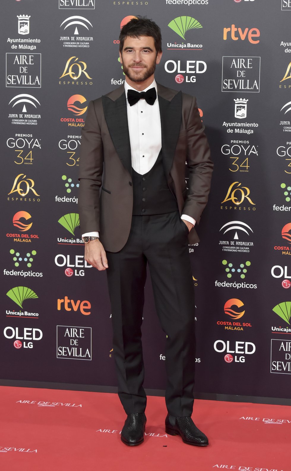 Alfonso Bassave en la alfombra roja de los Premios Goya 2020 Alfonso Bassave en la alfombra roja de los Premios Goya 2020
