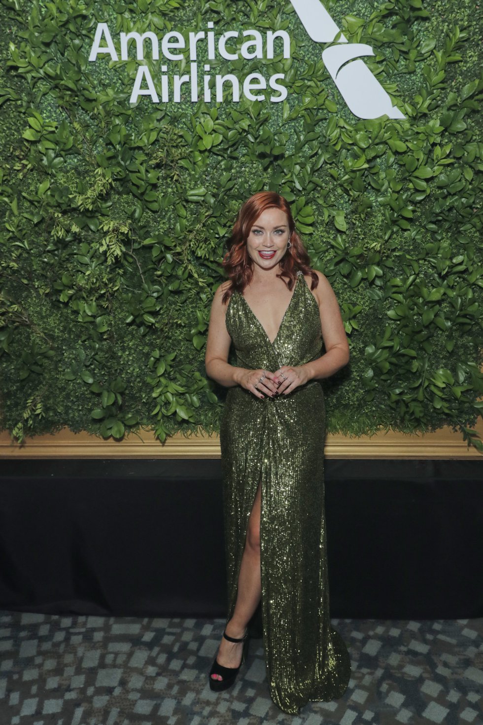 Arielle Free, en la alfombra roja. Arielle Free, en la alfombra roja.