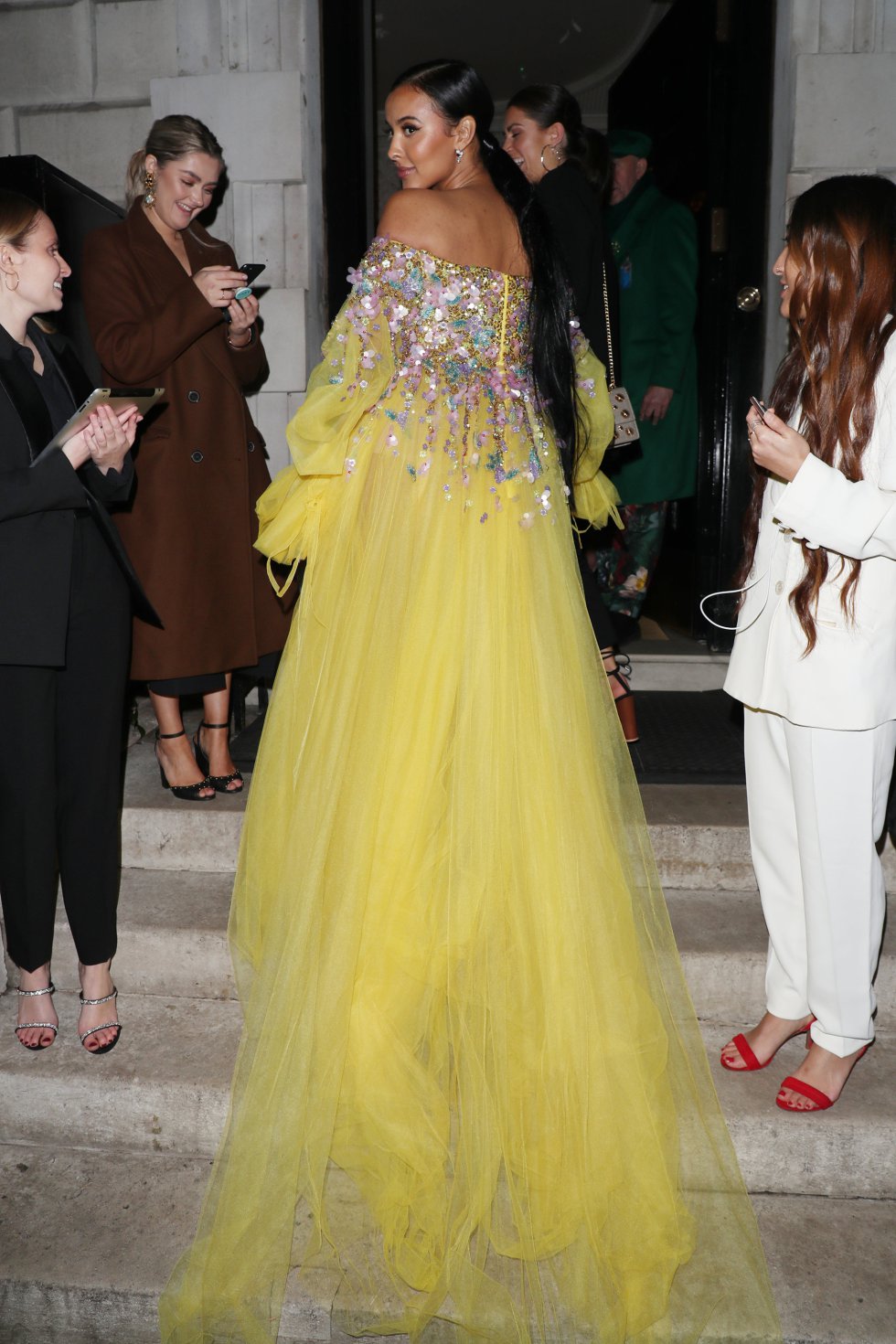 Maya Jama, en la alfombra roja. Maya Jama, en la alfombra roja.