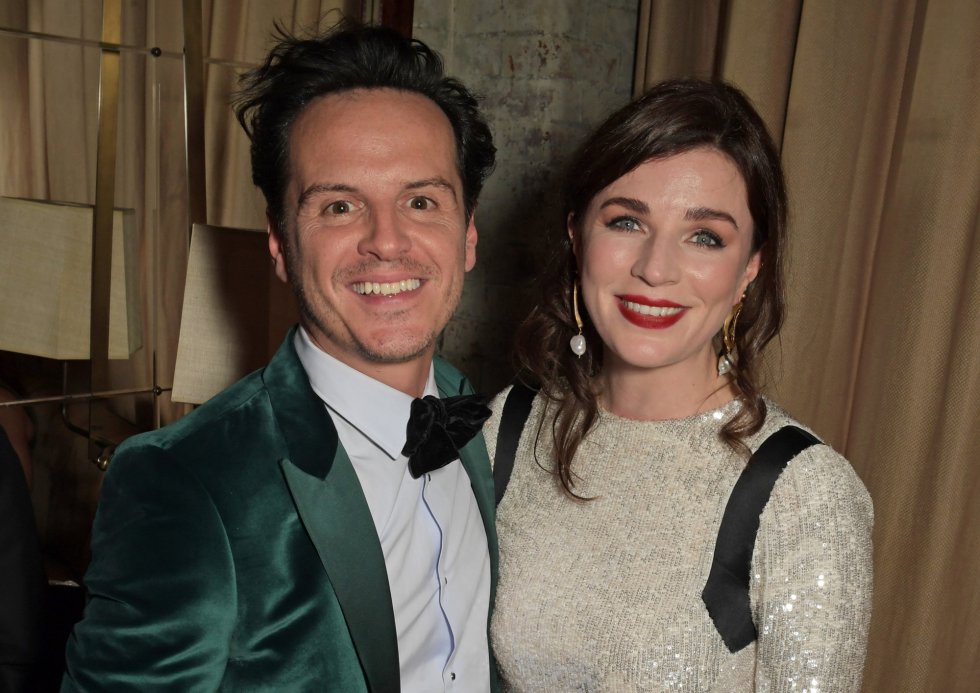 Andrew Scott y Aisling Bea, Premios Bafta 2020. Andrew Scott y Aisling Bea, Premios Bafta 2020.