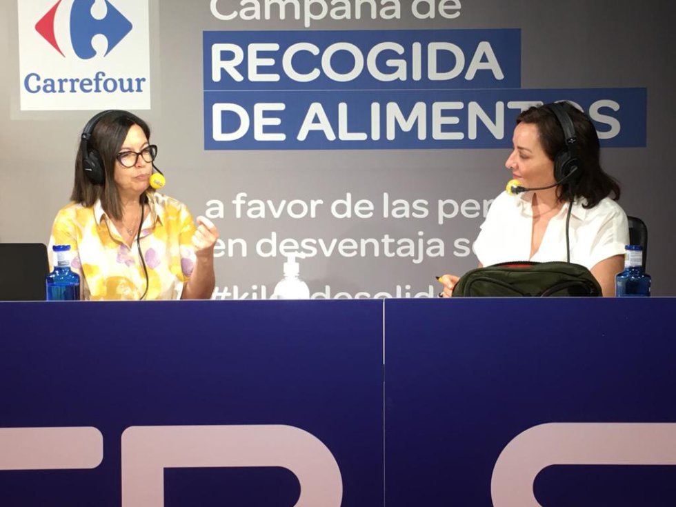 Àngels Barceló y Pepa Bueno, en el especial de 'Hoy por hoy'. Àngels Barceló y Pepa Bueno, en el especial de 'Hoy por hoy'.