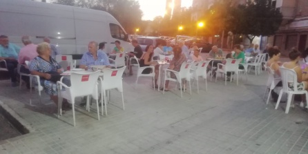 Terraza del bar “El Duro Sevillano” en Mairena del Aljarafe (Sevilla)