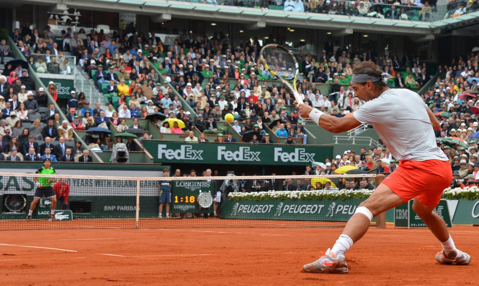 Rafa Nadal y David Ferrer juegan la primera final española en Roland Garros 2013 Rafa Nadal y David Ferrer juegan la primera final española en Roland Garros 2013