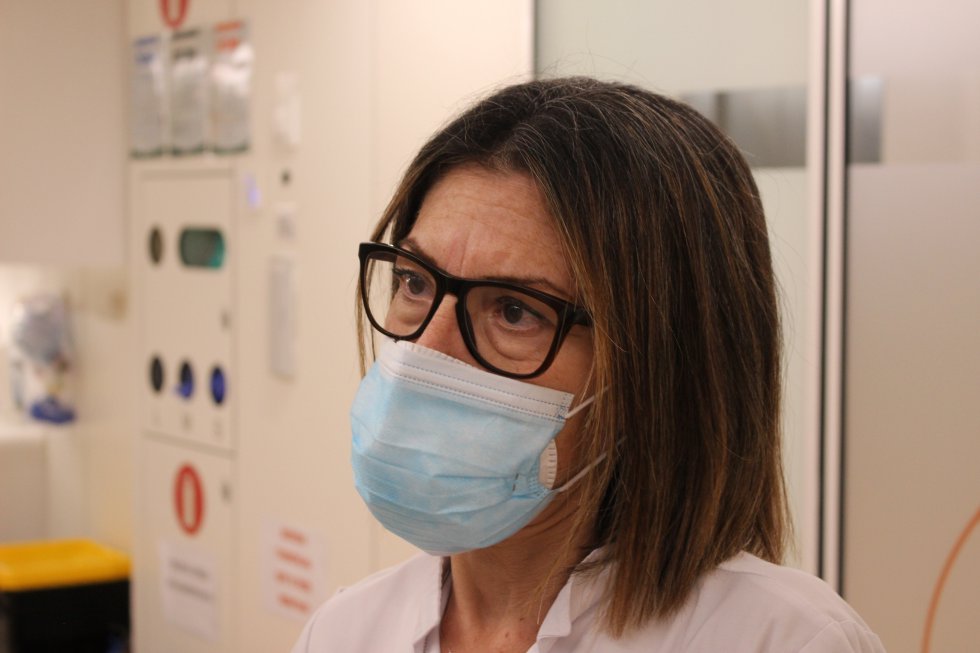 Santi Fernández, la coordinadora asistencial de las urgencias del Hospital Clínic de Barcelona Santi Fernández, la coordinadora asistencial de las urgencias del Hospital Clínic de Barcelona