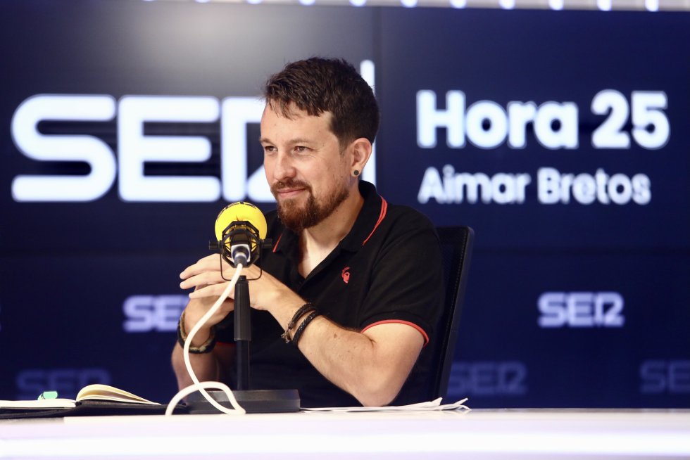 Pablo Iglesias en 'Hora 25'. Pablo Iglesias en 'Hora 25'.