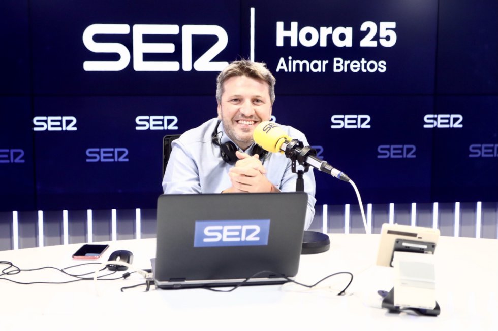 Aimar Bretos, director de 'Hora 25', en el estreno de 'El Ágora de Hora 25'. Aimar Bretos, director de 'Hora 25', en el estreno de 'El Ágora de Hora 25'.