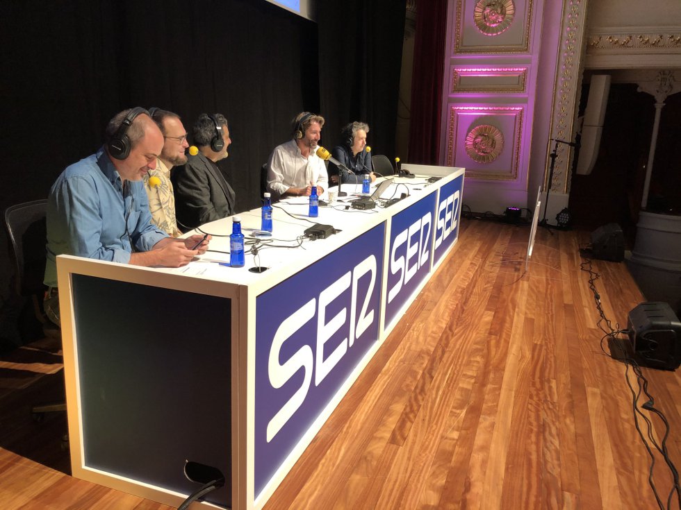 Julio Rey, Mauro Entrialgo e Iñigo Domínguez desde el Festival JA! Bilbao. Julio Rey, Mauro Entrialgo e Iñigo Domínguez desde el Festival JA! Bilbao.