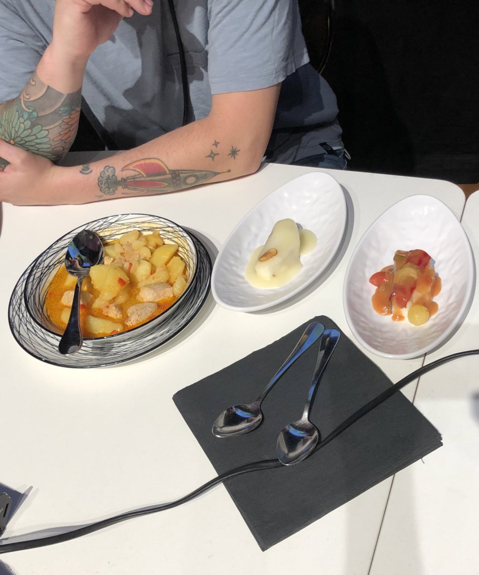 El concurso sobre las preferencias gastronómicas de los bilbaínos, con marmitako y bacalao al pilpil. El concurso sobre las preferencias gastronómicas de los bilbaínos, con marmitako y bacalao al pilpil.