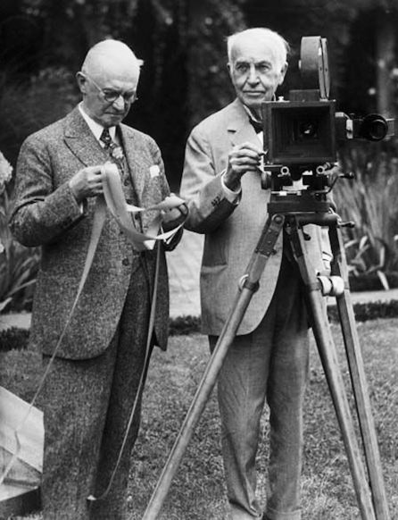 Thomas Edison y George Eastman