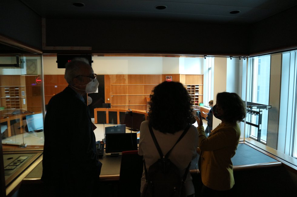 La visita de Millás al Parlamento Europeo, en imágenes La visita de Millás al Parlamento Europeo, en imágenes