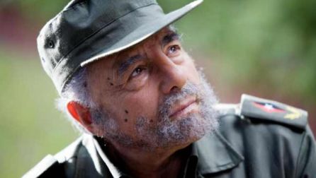 Juan Luis Galiardo as Fidel Castro in the movie I love Miami. Juan Luis Galiardo as Fidel Castro in the movie I love Miami.