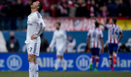 Cristiano Ronaldo laments at the goals of Atlético de Madrid
