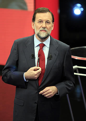 SUELDO. Rajoy, durante el programa <i>Tengo una pregunta para usted</i>.