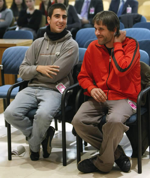 Enric Stern y Jaume Roura, los dos condenados.
