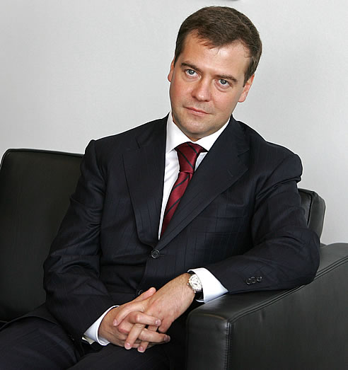 El viceprimer ministro Dmitri Medvédev