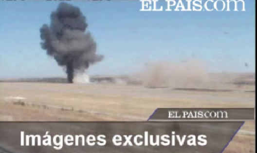Imágenes en exclusiva de Elpais.com del accidente de Barajas