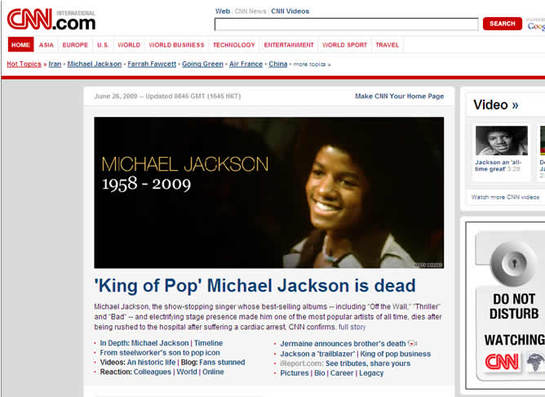FOTOGALERIA: Las portadas del mundo entero son para Michael Jackson